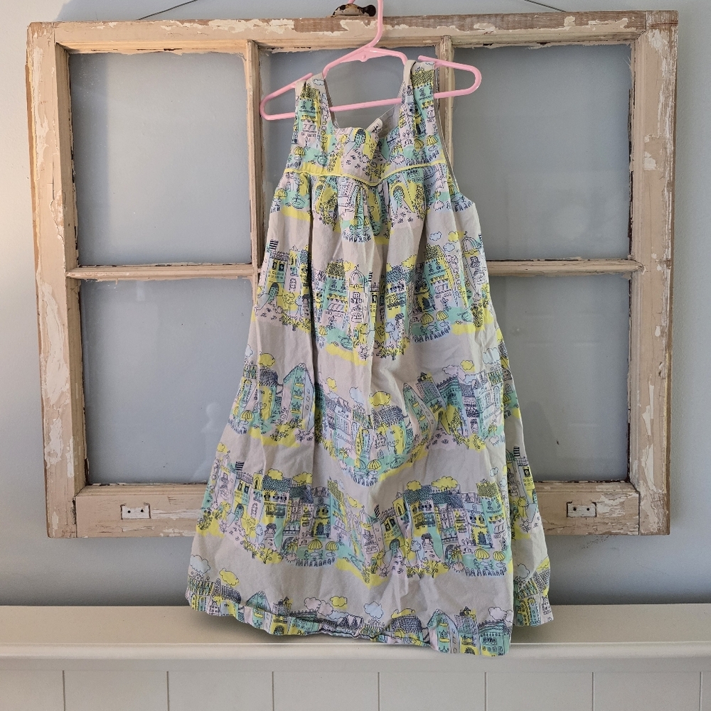 Mini BODEN cityscapes Dress 11-12